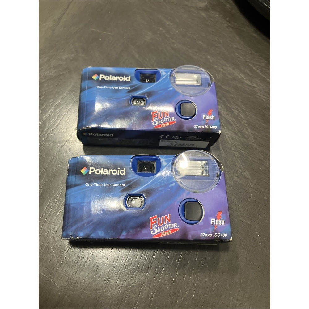 Polaroid One-Time-Use 35mm Camera 2 Pack Expired 12/2010 Rare
